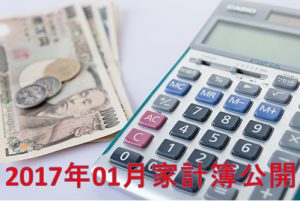 2017年01月ナナミライ家家計支出報告