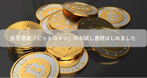 仮想通貨「ビットコイン」のお試し投資運用はじめてみました